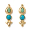 The Met Store Earrings*Tibetan Turquoise Drop Earrings