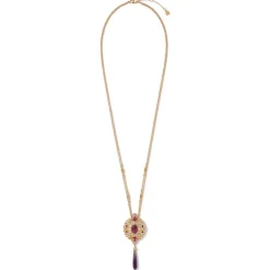 The Met Store Necklaces*Turkish Amethyst Long Pendant Necklace