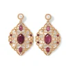 The Met Store Earrings*Turkish Amethyst Statement Earrings