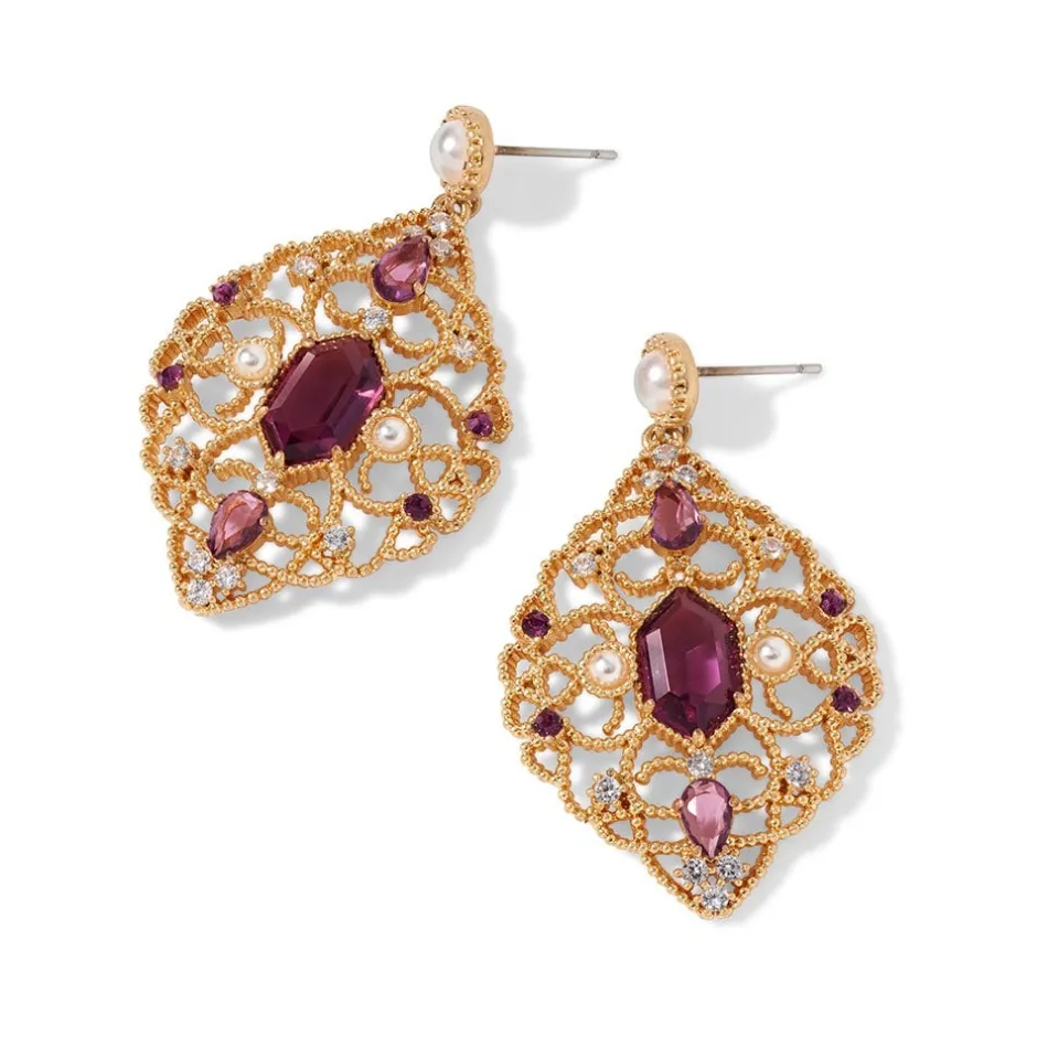 The Met Store Earrings*Turkish Amethyst Statement Earrings
