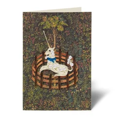 The Met Store Notecards & Correspondence*Unicorn Quilled Card