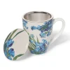 The Met Store Tableware*Van Gogh Irises Covered Mug with Tea Infuser