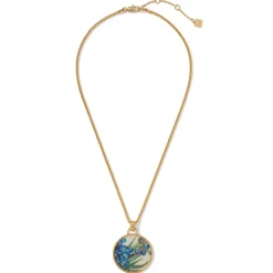 The Met Store Necklaces*Van Gogh Irises Enamel Pendant Necklace