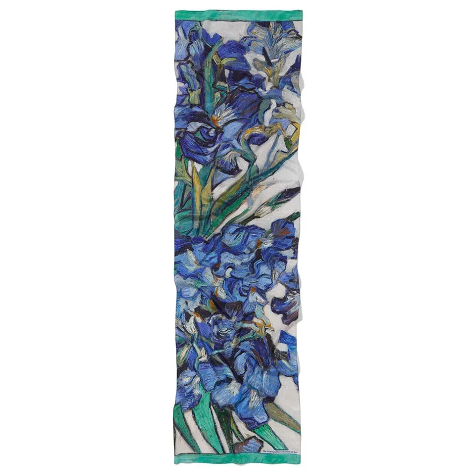 The Met Store Scarves & Wraps*Van Gogh Irises Oblong Silk Scarf