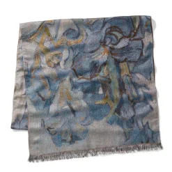 The Met Store Scarves & Wraps*Van Gogh Irises Wool-Blend Shawl