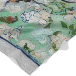 The Met Store Scarves & Wraps*Van Gogh Roses Oblong Silk Scarf