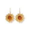 The Met Store Earrings*Van Gogh Sunflower Drop Earrings