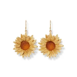 The Met Store Earrings*Van Gogh Sunflower Drop Earrings