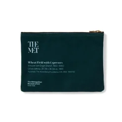 The Met Store Bags*Van Gogh Wheat Field with Cypresses Zip Pouch