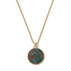 The Met Store Necklaces*William Morris Blackthorn Enamel Pendant Necklace