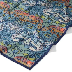 The Met Store Scarves & Wraps*William Morris Peacock and Dragon Square Silk Scarf