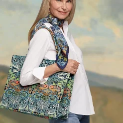 The Met Store Bags*William Morris Peacock and Dragon Oversize Structured Tote