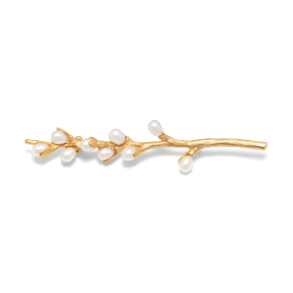 The Met Store Pins & Brooches*Willow Catkins Pearl Brooch